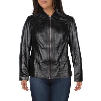推荐BGSD Womens Leather Short Jacket商品