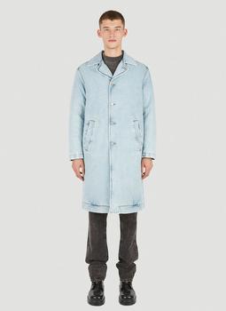 推荐D-Roku Denim Coat in Light Blue商品