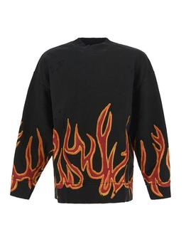 推荐Graffiti Flames Crewneck Sweater商品