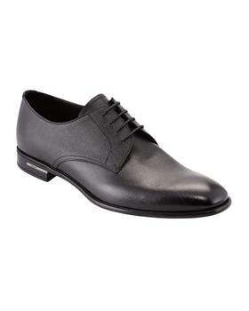 Prada | Men's Saffiano Leather Lace-Ups商品图片,