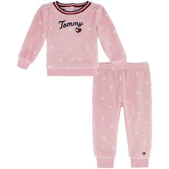 Tommy Hilfiger | Baby Girls Polka Dot Signature Sherpa Sweatsuit 3.0折