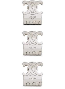 商品Celine | Triomphe 迷你发夹一套 3 个,商家24S,价格¥3587图片