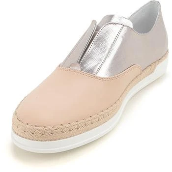 Tod's | Ladies Slip on Sneakers with Mettalic Effect in Light/Metal Gold 2.7折