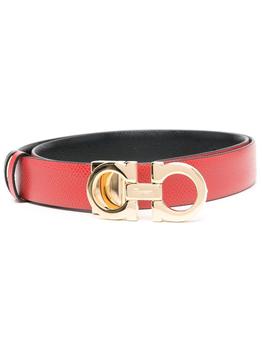 美国菲拉格慕腰带, Salvatore Ferragamo | Salvatore Ferragamo Women's Red Leather Belt商品图片 