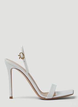 推荐Ribbon Stiletto 105 Heels in White商品