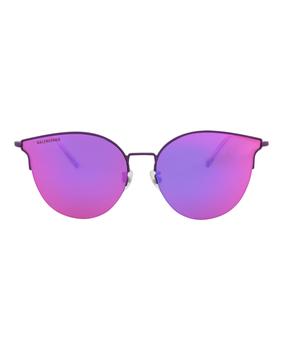 Balenciaga | Balenciaga Cat-Eye Frame Metal Sunglasses商品图片,2.4折×额外9折, 额外九折