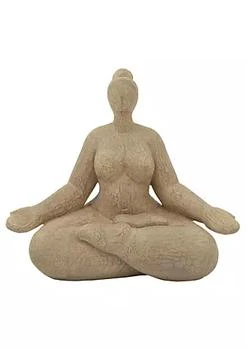 Kingston Living | 11" Brown Sucasana Female Yoga Tabletop Figurine,商家Belk,价格¥420