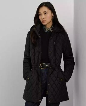 Ralph Lauren | 女款 拉夫劳伦菱形绗缝中长外套,商家Macy's,价格¥846