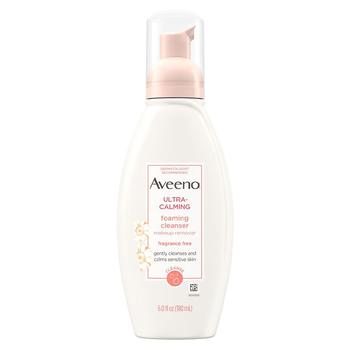 Aveeno | Ultra-Calming Foaming Cleanser For Dry Sensitive Skin Fragrance-Free商品图片,独家减免邮费