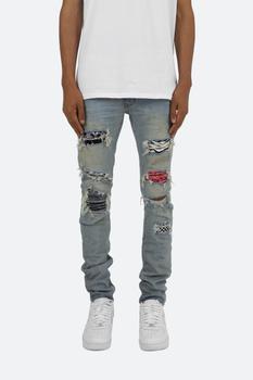 mnml gat好用吗, MNML | X214 Skinny Denim - Blue商品图片 5折