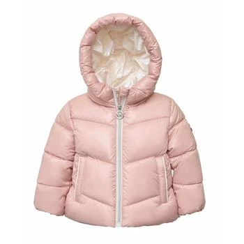 Michael Kors | Baby Girls Metallic Lined Hood Puffer Jacket,商家Macy's,价格¥491