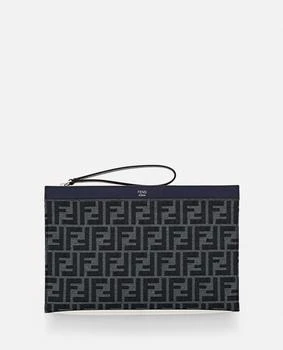 Fendi | Flat Pouch M Jacquard Ff 19,商家BIFFI,价格¥2469