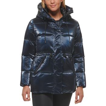 Calvin Klein | Women's Shine Hooded Anorak Puffer Coat商品图片,7.5折×额外7折, 额外七折