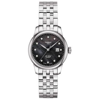 女士tissot automatic, Tissot | Women's Swiss Automatic Le Locle Diamond-Accent Stainless Steel Bracelet Watch 29mm商品图片 