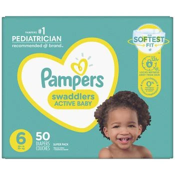 Pampers Swaddlers | Diapers Super Pack 6,商家Walgreens,价格¥249