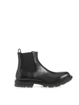 推荐Alexander McQueen Leather Chelsea Men's boots商品