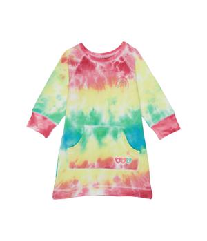 商品Hatley | Rainbow Tie-Dye Sweatshirt Dress (Toddler/Little Kids/Big Kids),商家6PM,价格¥324图片