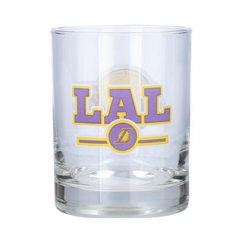 商品Los Angeles Lakers Letterman 14 oz Rocks Glass图片