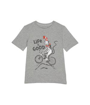 商品Life is Good | Cat In The Hat Bike Short Sleeve Crusher™ Tee (Toddler/Little Kids/Big Kids),商家Zappos,价格¥140图片