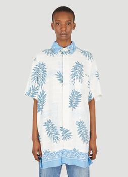 推荐Aloha Bandana Print Shirt in Blue商品