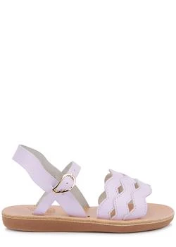 ANCIENT GREEK SANDALS | KIDS Little Paliria lilac leather sandals,商家Harvey Nichols,价格¥420