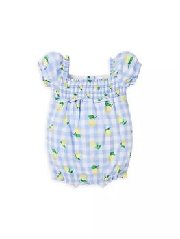 Janie and Jack | Baby Girl's Lily Smocked Bubble Romper 