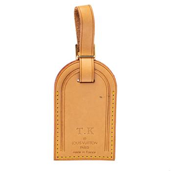 lv行李箱, [二手商品] Louis Vuitton | Louis Vuitton Vachetta Leather Luggage Name Tag商品图片 2.1折