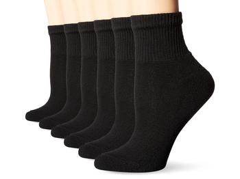 商品Hanes | Women's 6-Pack Comfort Toe Seamed Ankle Socks,商家Zappos,价格¥121图片