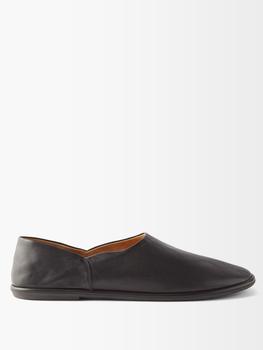 The Row | Canal leather slip-on shoes商品图片,