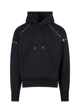 Alexander McQueen | Alexander McQueen Eyelets Detailed Hoodie商品图片,4.7折起