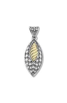 商品SAMUEL B. | 18K Gold & Sterling Silver Marquise Shape Pendant,商家Nordstrom Rack,价格¥504图片