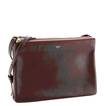 celine trio, [二手商品] Celine | Celine Red Leather Trio Small Shoulder Bag商品图片 