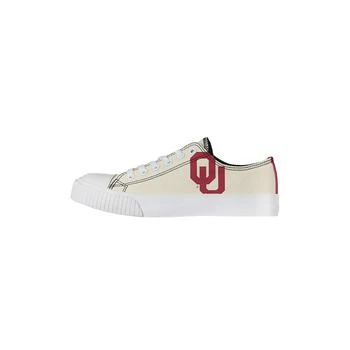 FOCO | Women's Cream Oklahoma Sooners Low Top Canvas Shoes,商家Macy's,价格¥447