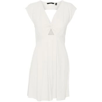 推荐Vero Moda Womens Open Back Knee-Length Midi Dress商品