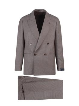商品LARDINI | Wool Suit With Prince Of Wales Motif,商家The List,价格¥5646图片