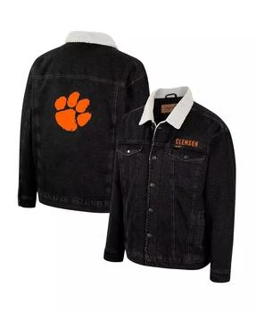 Colosseum | Men's x Wrangler Charcoal Clemson Tigers Western Button-Up Denim Jacket,商家Macy's,价格¥816