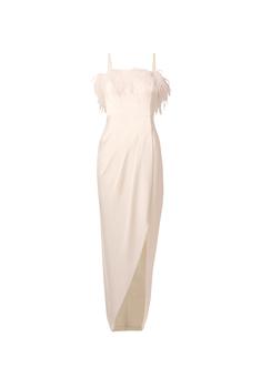 商品Aidan by Adrianna Papell | Stretch satin strapless gown,商家Harvey Nichols,价格¥2604图片