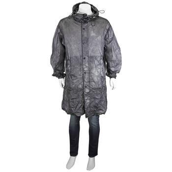 推荐Marcelo Burlon Gray Lightweight Raincoat, Size Small商品