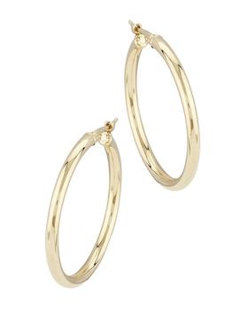 商品Tube Hoop Earrings in 14K Yellow Gold - 100% Exclusive图片