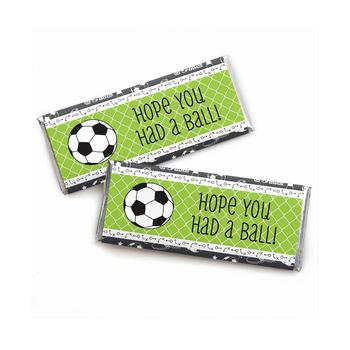 推荐Goaaal - Soccer - Candy Bar Wrappers Baby Shower or Birthday Party Favors - Set of 24商品