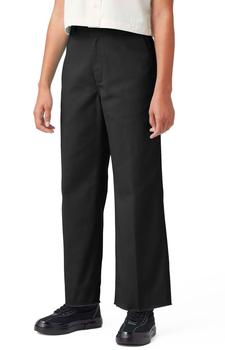 迪克斯, DICKIES | (FPR10RBK) Cropped Twill Ankle Pants - Rinsed Black商品图片 8.9折