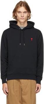 AMI | Black Ami de Cœur Hoodie商品图片,额外8.5折, 独家减免邮费, 额外八五折