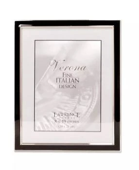 Lawrence Frames | Silver Plated Metal with Black Enamel Picture Frame - 8" x 10",商家Macy's,价格¥211