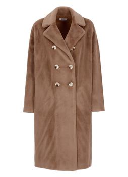 推荐Betta Corradi Eco-fur Double Breasted Coat商品