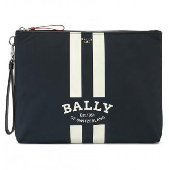 商品Bally | BALLY 男士海军蓝色织物手拿包 FHOLLER-STL-507,商家Beyond Chinalux,价格¥2181图片
