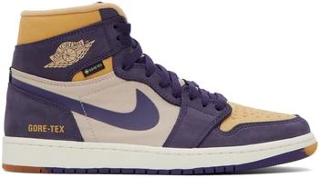 推荐Purple & Yellow Air Jordan 1 High Element Sneakers商品