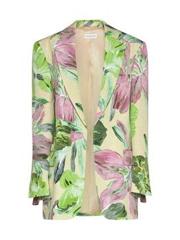 Dries Van Noten | Dries Van Noten Floral Printed Long-Sleeved Blazer商品图片,3.7折起, 独家减免邮费