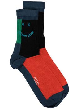 Paul Smith | PAUL SMITH side logo-print detail socks商品图片,