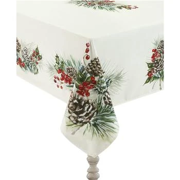 Laural Home | Winter Garland Tablecloth -70" x 120",商家Macy's,价格¥1138