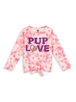 Andy & Evan | Litte Girl's Paw Patrol Tie-Dye Pup Love T-Shirt商品图片,4.1折
